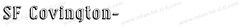 SF Covington字体转换